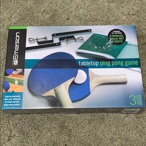 Table top ping pong game
